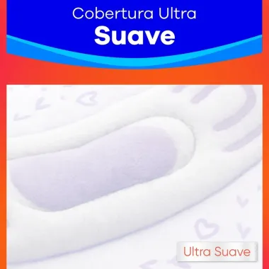 Absorvente Always Super Prote&ccedil;&atilde;o Suave com Abas 8 Unidades