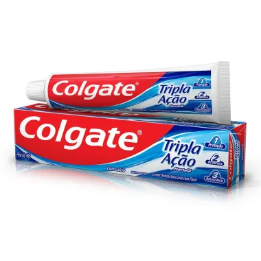 Creme Dental Colgate Tripla Ação Hortelã com 90g