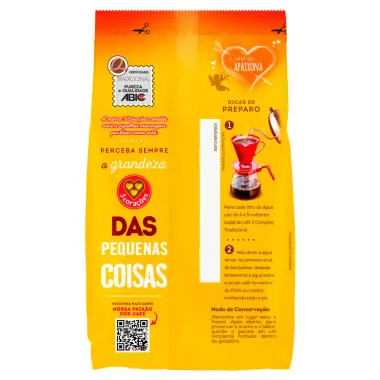 Caf&eacute; 3 Cora&ccedil;&otilde;es Tradicional com 250g