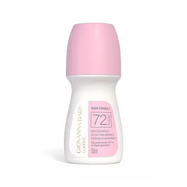 Desodorante Giovanna Baby Classic Rosa Roll-on Antiperspirante 48h 50ml