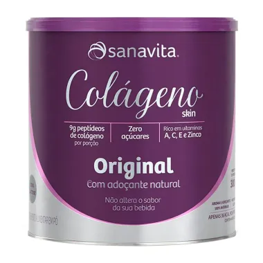 Colágeno Skin Sanavita Sabor Original 300g