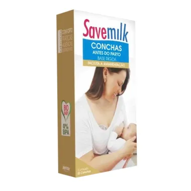 Concha Savemilk Base R&iacute;gida com 2 Unidades