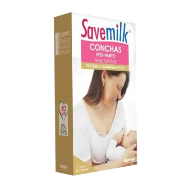 Concha Savemilk Base Flexível com 2 Unidades