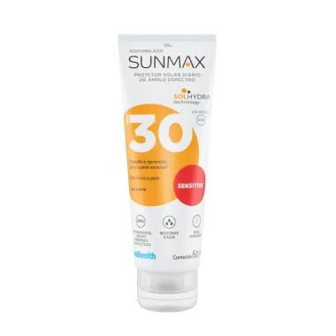 Protetor Solar Sun Max Sensitive FPS 30 Gel Creme com 60ml