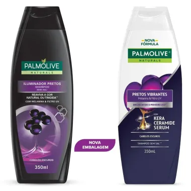 Shampoo Palmolive Naturals Pretos Vibrantes 350ml