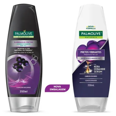 Condicionador Palmolive Naturals Pretos Vibrantes 350ml
