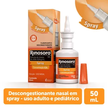 Rinosoro Sic 0,9% Solução Nasal Spray 50ml