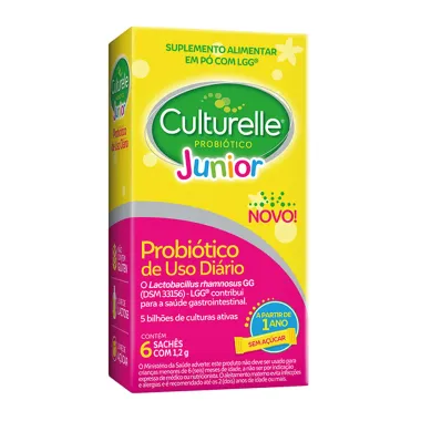 Culturelle Probi&oacute;tico Junior com 6 Sach&ecirc;s