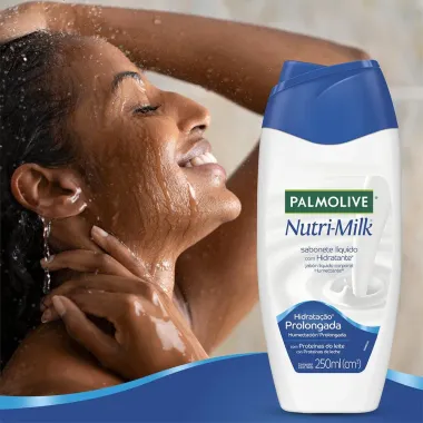 Sabonete L&iacute;quido Palmolive Nutri-Milk Hidratante com 250ml