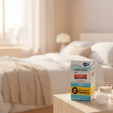 Acetilcisteína 40mg/ml EMS Genérico Xarope com 120ml