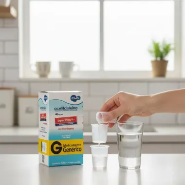 Acetilcisteína 40mg/ml EMS Genérico Xarope com 120ml