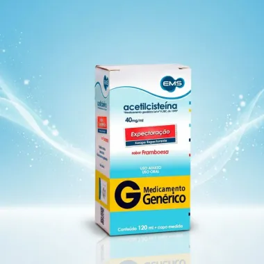 Acetilcisteína 40mg/ml EMS Genérico Xarope com 120ml