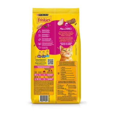Ração para Gatos Friskies Adulto Sabor Mix de Carnes com 3kg