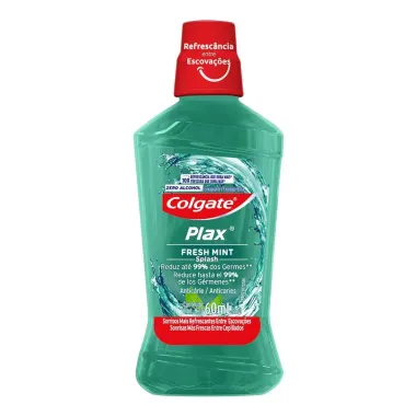 Solução Bucal Colgate Plax Fresh Mint com Flúor sem Álcool 60ml