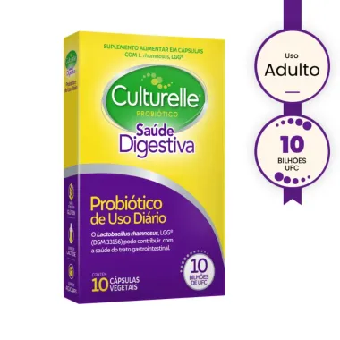 Culturelle Probiótico Saúde Digestiva com 30 Cápsulas