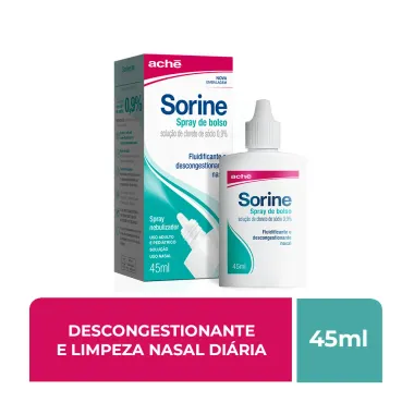 Sorine Solução Nasal Bico Nebulizador 45ml