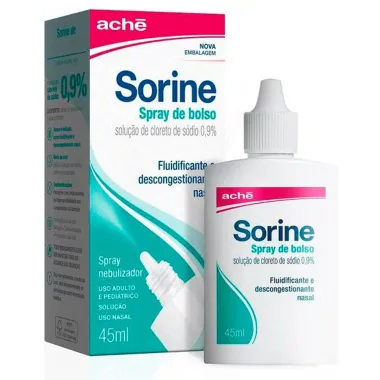 Sorine Solução Nasal Bico Nebulizador 45ml