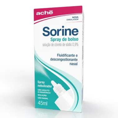 Sorine Solu&ccedil;&atilde;o Nasal Bico Nebulizador 45ml