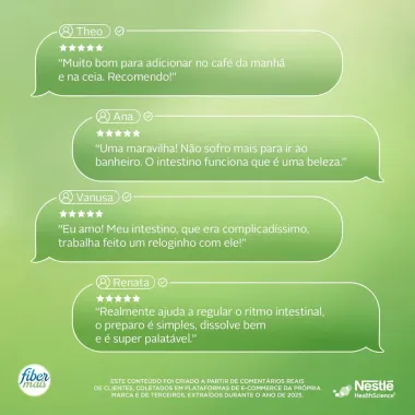 Fibras FiberMais Sem Sabor Suplemento Alimentar 50g