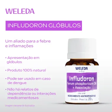Infludoron Weleda Gl&oacute;bulos com 20g