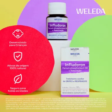 Infludoron Weleda Gl&oacute;bulos com 20g