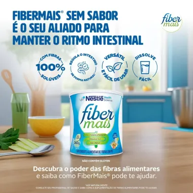 Fibras FiberMais Sem Sabor Suplemento Alimentar 260g
