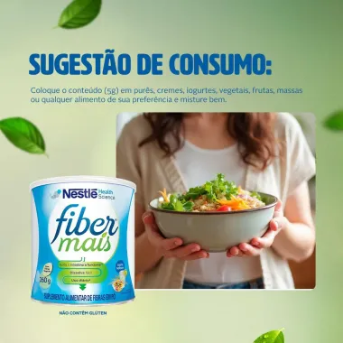 Fibras FiberMais Sem Sabor Suplemento Alimentar 260g