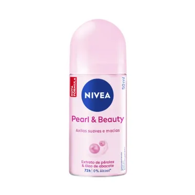 Desodorante Antitranspirante Nivea Roll On Pearl & Beauty 50ml