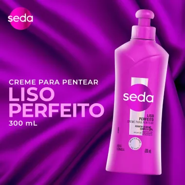 Creme de Pentear Seda Liso Perfeito com 300ml