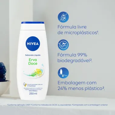Sabonete Líquido Nivea Erva Doce 250ml