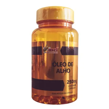 Óleo de Alho Santa Bárbara 250mg com 60 Cápsulas