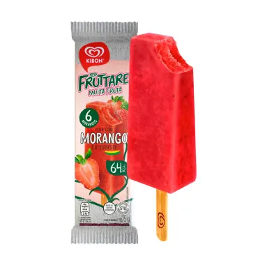 Picolé Kibon Fruttare Morango