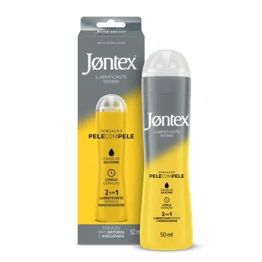Gel Lubrificante &Iacute;ntimo Jontex Sensa&ccedil;&atilde;o Pele com Pele 50g