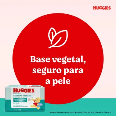 Sabonete Infantil em Barra Huggies Extra Suave 75g