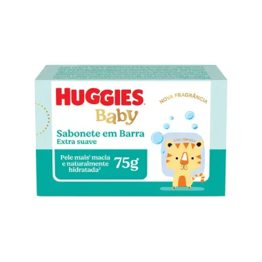 Sabonete Infantil em Barra Huggies Extra Suave 75g