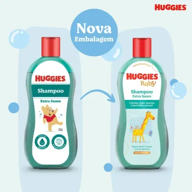 Shampoo Infantil Huggies Extra Suave 200ml