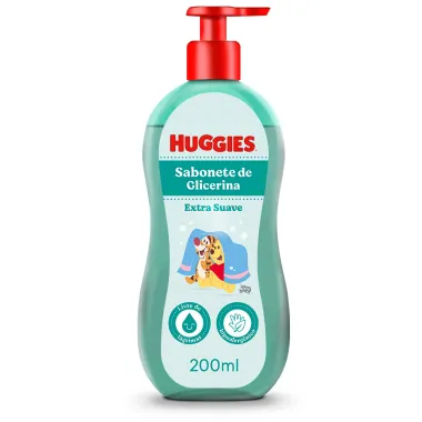 Sabonete Líquido Infantil Huggies Extra Suave 200ml