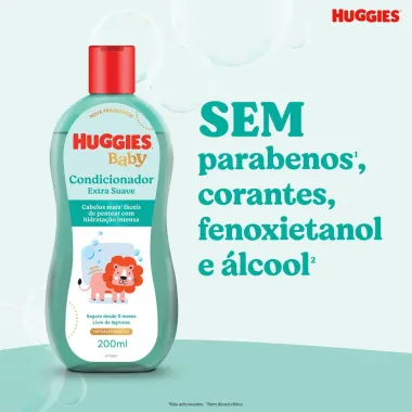 Condicionador Infantil Huggies Extra Suave 200ml