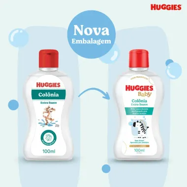 Col&ocirc;nia Infantil Huggies Extra Suave 100ml