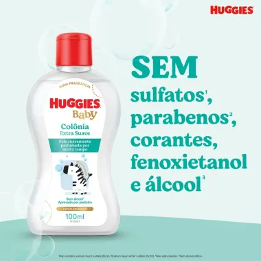 Col&ocirc;nia Infantil Huggies Extra Suave 100ml