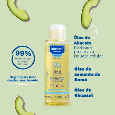 Óleo de Massagem Mustela Bebê Spray com 100ml