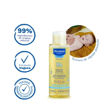 Óleo de Massagem Mustela Bebê Spray com 100ml