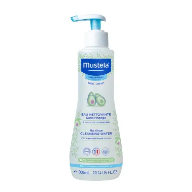 Mustela Água de Limpeza Sem Enxágue Bebê 300ml