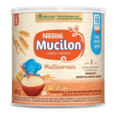 Mucilon Multicereais Cereal Infantil Lata 400g