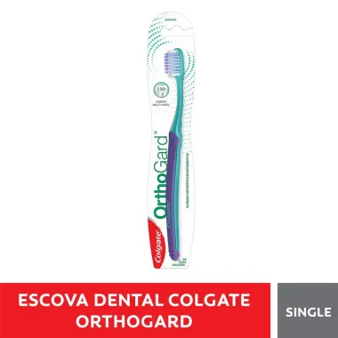 Escova Dental Colgate OrthoGard Macia Cores Sortidas 1 Unidade