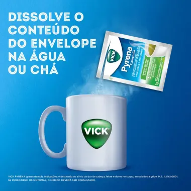 Vick Pyrena Sabor Camomila Envelope 5g