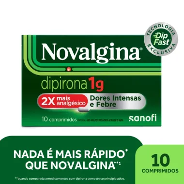 Novalgina 1G 10 Comprimidos Dipirona