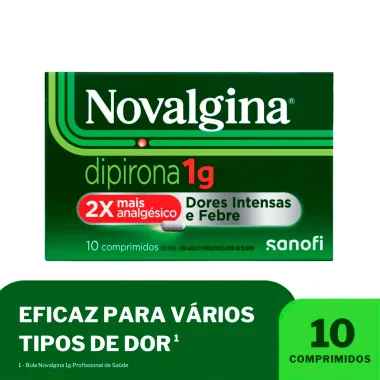 Novalgina 1G 10 Comprimidos Dipirona