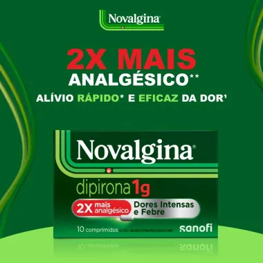 Novalgina 1G 10 Comprimidos Dipirona