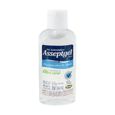 Asseptgel Anti-Séptico Higienizador de Mãos 52g